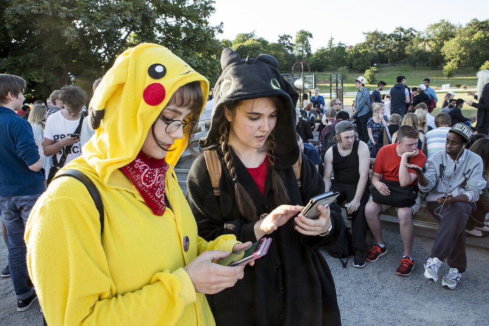 Mobilspelet "Pokémon go" tog världen med storm när det lanserades för snart tre år sedan. Tidsspecifika aktiviteter lockade stora folksamlingar i många städer, bland annat i Stockholm. I år väntar liknande aktiviteter i bland annat Chicago, Dortmund och Sentosa (Singapore). Arkivbild.
