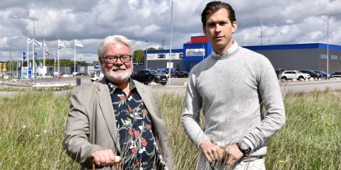 I maj förra året tog näringslivschef Torbjörn Lind och Biltemas Martin Norrman första spadtaget. Nu öppnar inom kort Biltemas stora butik på Viggen och flera kedjor står på tur att etablera sig.
