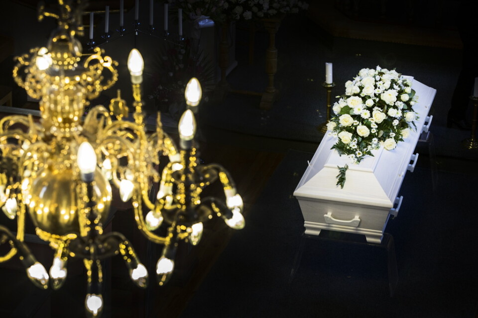 Oro inför coronaviruset får begravningsbesökare att lämna återbud. Arkivbild.