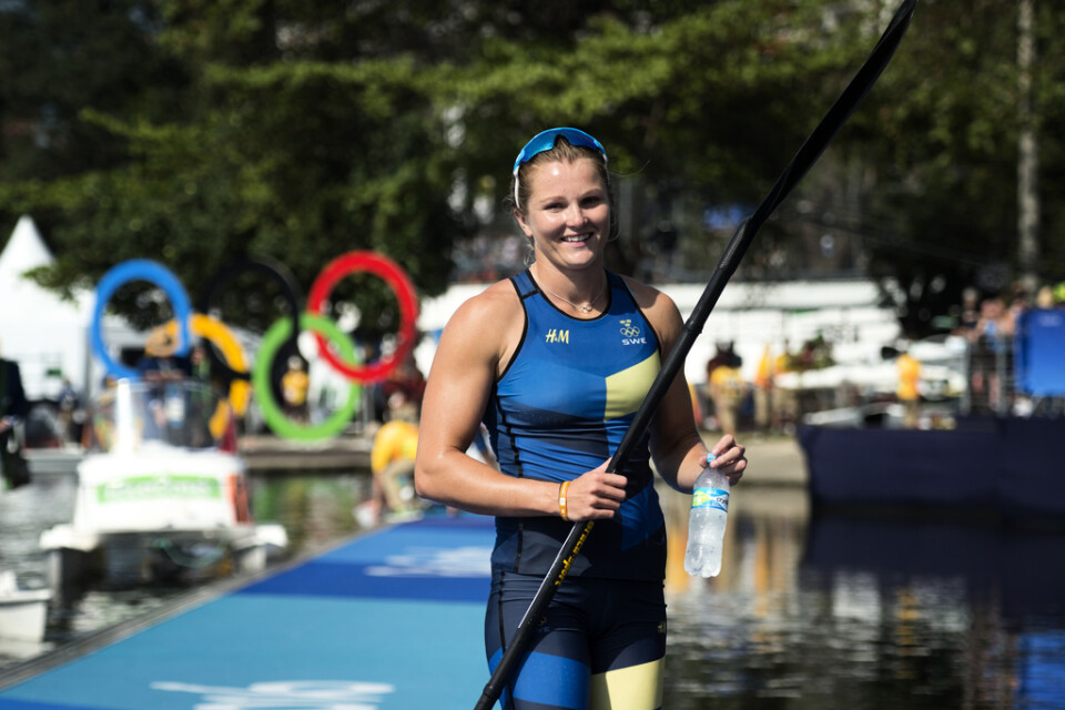 Linnea Stensils under OS i Rio de Janeiro 2016. Arkivbild.