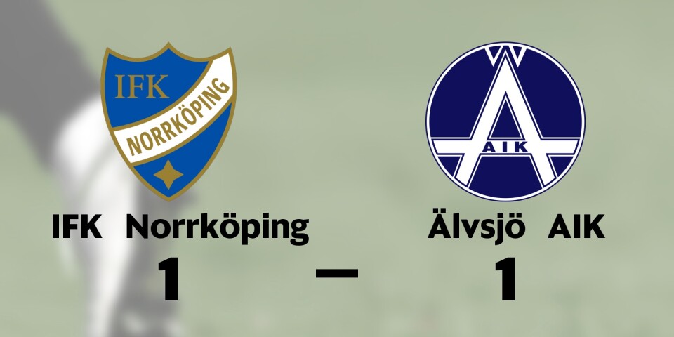 Delad pott för IFK Norrköping och Älvsjö AIK