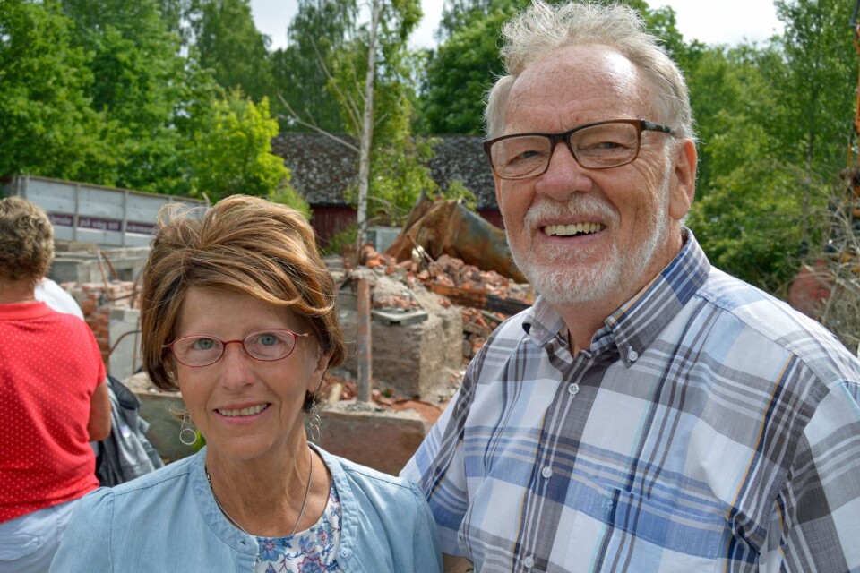Birgitta och Krister Lindkvist har köpt tomten efter att den stått öde i flera år.
