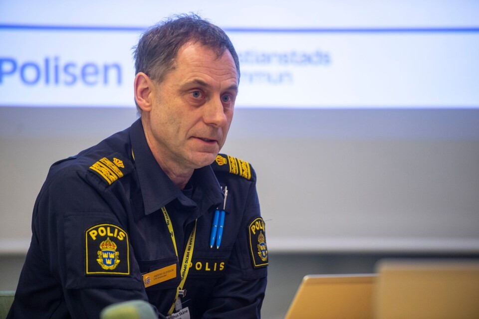 "We can sometimes be critical, but we have a climate where we talk to each other, and not about each other," says Anders Olofsson, the local head of police, about co-operation with the municipality.