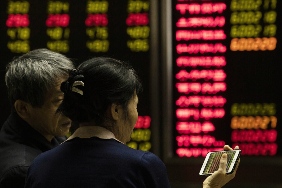 Hongkongbörsen klättrar på torsdagen. Arkivbild