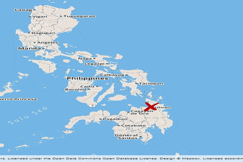 En jordbävning har inträffat vid den filippinska ön Mindanaos nordöstra kust.