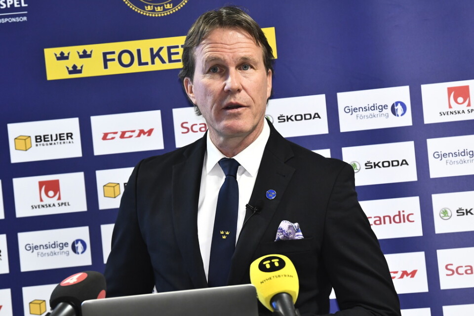 "Jag känner ingen oro", säger Tre Kronors nye förbundskapten Johan Garpenlöv angående att coronaviruset kan få konsekvenser för ishockey-VM i maj. Arkivbild.