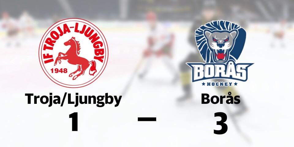 Troja/Ljungby förlorade mot Borås