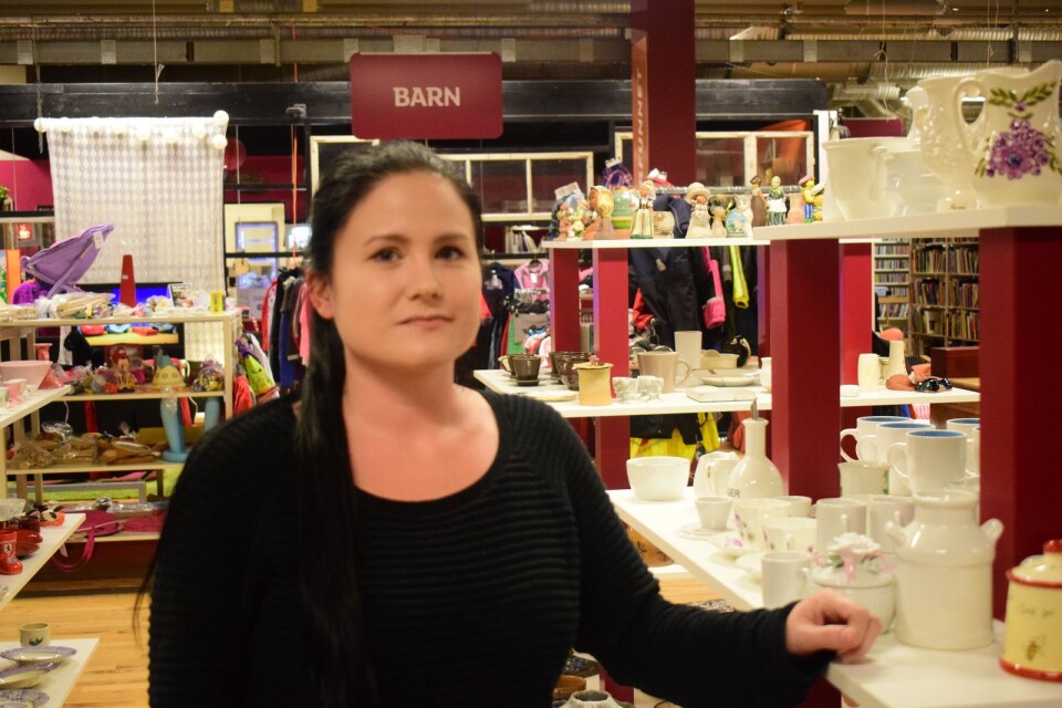 Butikschefen Natalie Karlsson berättade att Erikshjälpen fått många positiva kommentarer om initiativet att delta i White Monday.