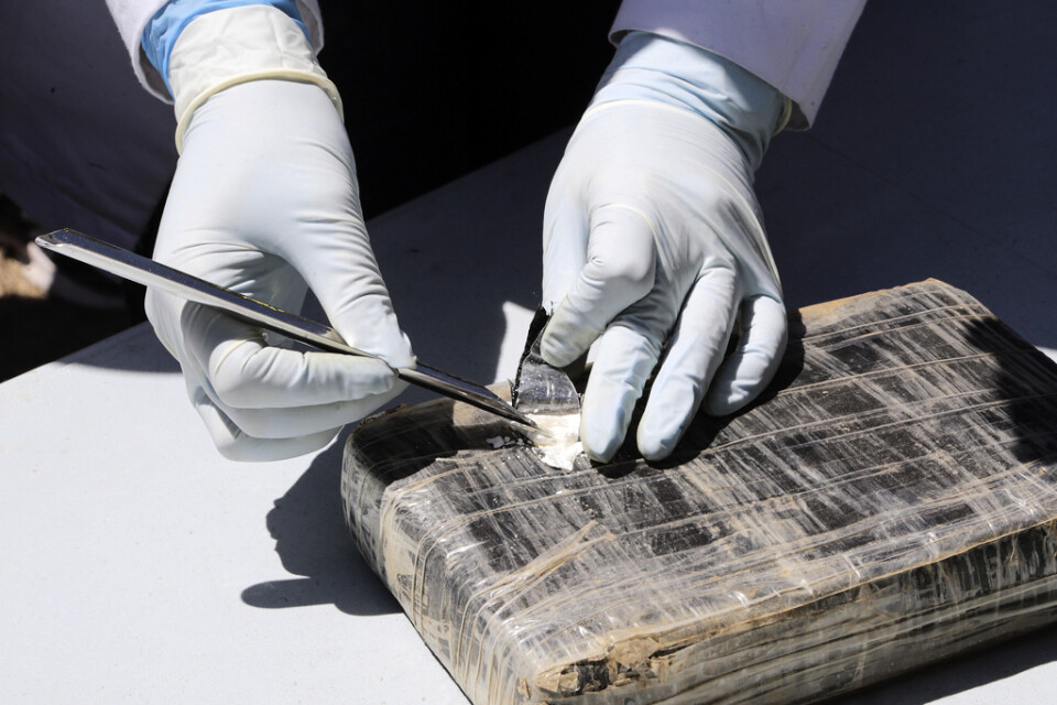 Myndigheterna har beslagtagit 1|172 kilo kokain i hamnen i Gioia Tauro i södra Italien. Arkivbild.