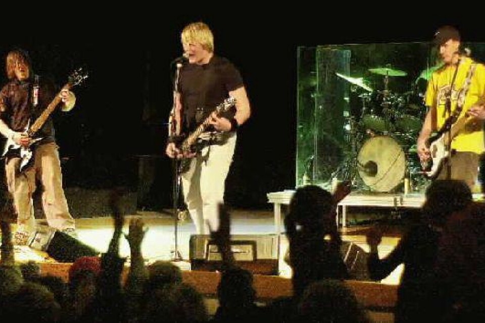 Bandet The Defince från Bjärnum var först ut på scenen i Musik Direkt i Konserthuset på lördagskvällen.BILDER: PER ROSENQVIST