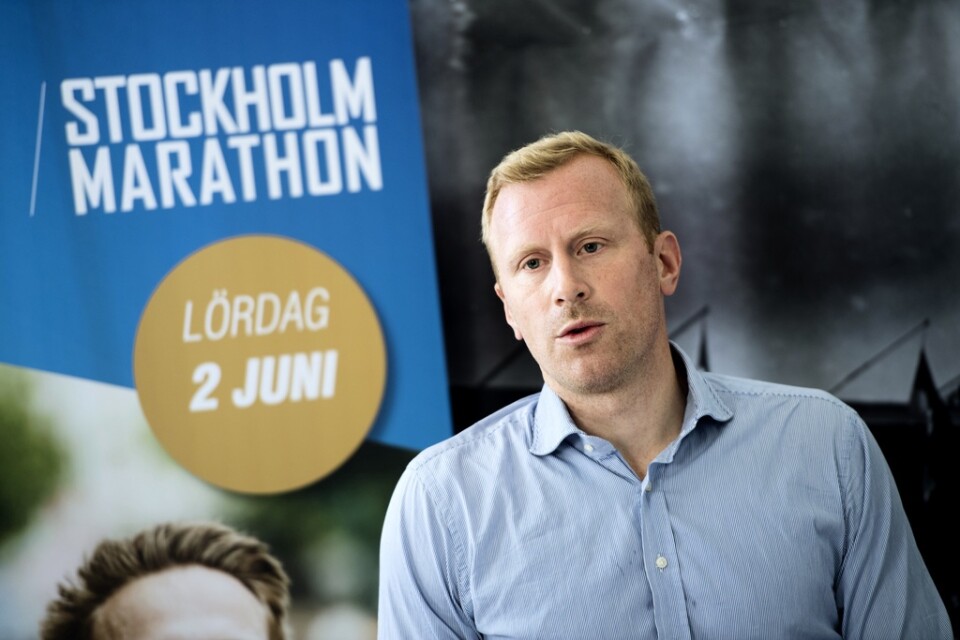 Marathongruppens vd Daniel Almgren, tidigare tiokampare i landslaget med meriter från bland annat friidrotts-VM i Berlin 2009. Arkivbild.