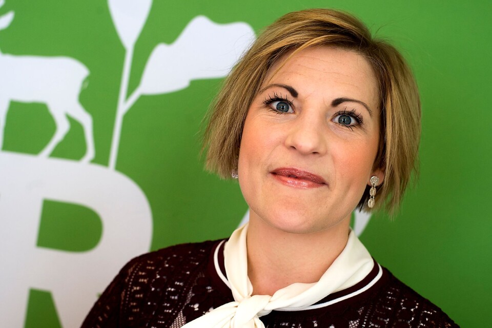 Sofia Nilsson (C), riksdagsledamot från Broby.