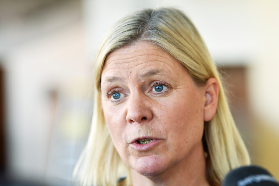 Nomineringar av finansminister Magdalena Andersson som Stefan Löfvens efterträdare på partiledarposten fortsätter att droppa in. Arkivbild.