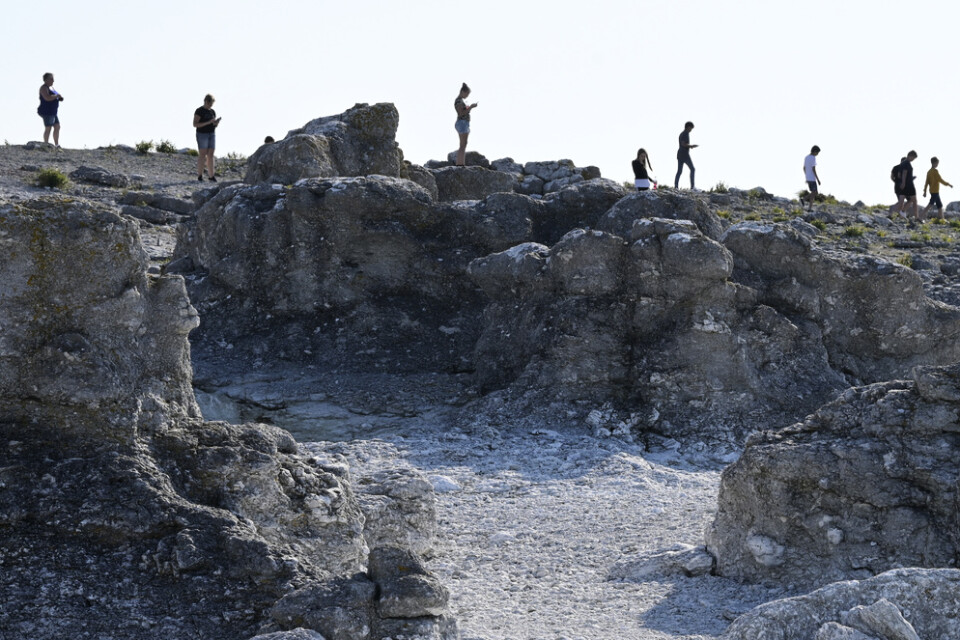 Fårö är ett av de områden på Gotland där vattenbristen är svår. Turistinvasionen tär på vattenreserverna. Arkivbild.