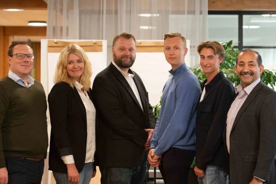 Anders Cederlund (Tukan Tech Solutions), Annie och Klas Johansson (Holly Sawara), Marcus Öhrner och Carl Johansson (Quigly), Gautam Billore (Nordic Digital Hub).