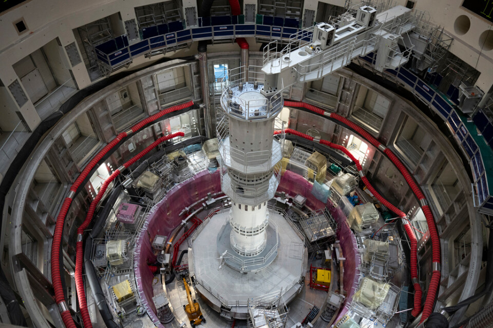 Forskningsreaktorn ITER är på väg att färdigställas i Saint-Paul-Lez-Durance i sydvästra Frankrike. Härifrån kommer avgörande besked runt 2035 om fusionskraften. Arkivbild.