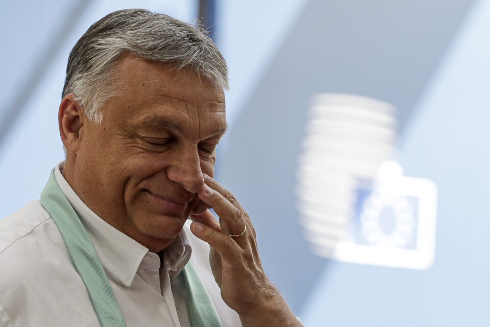 Ungerns premiärminister Viktor Orbán öppnar landets uteserveringar från och med lördagen då 3,5 miljoner invånare nu vaccinerats mot covid-19. Arkivfoto.