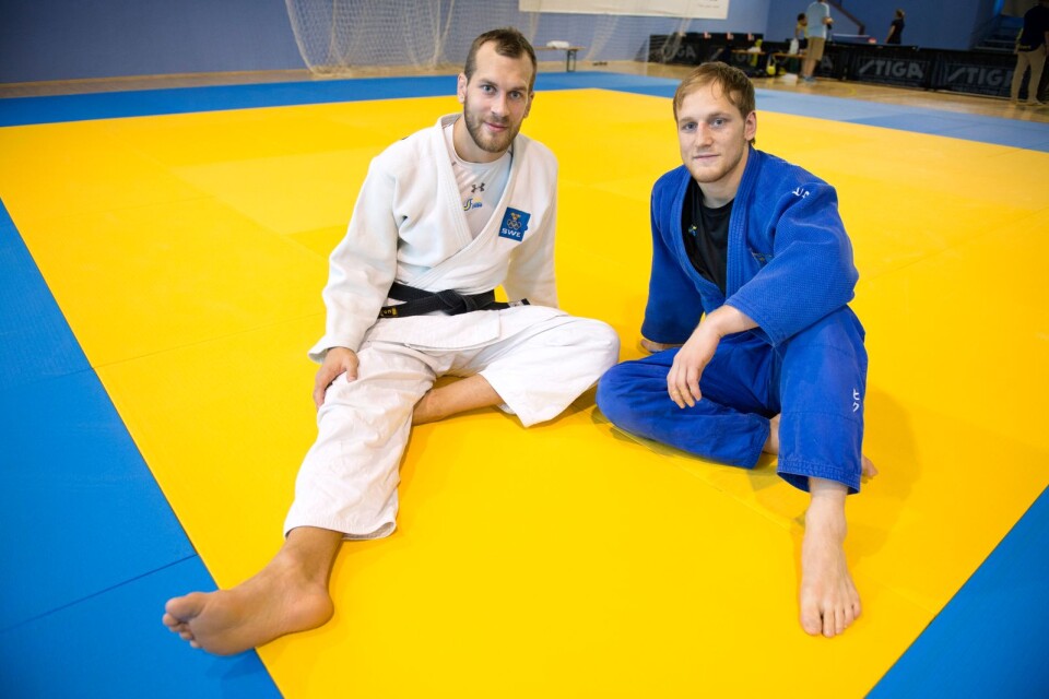 Judobröderna från Kristianstad, Martin och Robin Pacek, tävlar i EM i Israel.