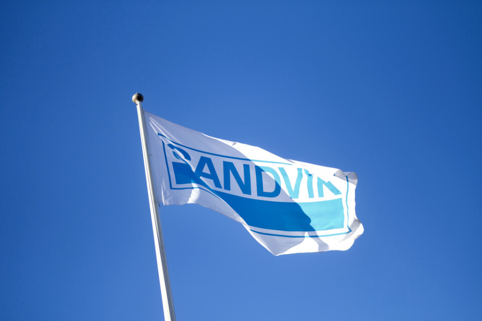 Sandvik gick bäst av storbolagen på handelsveckans första dag. Arkivbild.