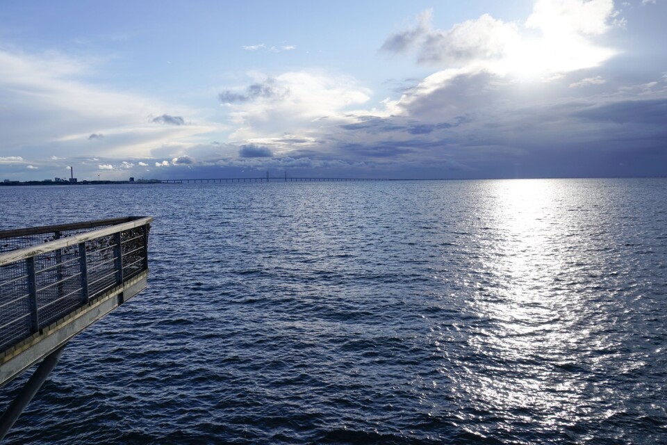 Orenat vatten från Malmö rinner redan ut i Öresund vid kraftig nederbörd. Arkivbild.