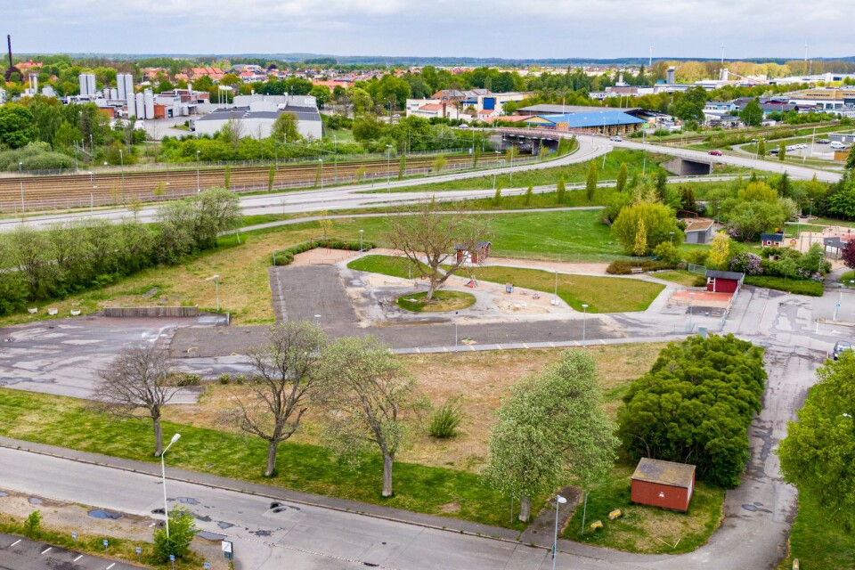 This is where the new Allö school is to be built.