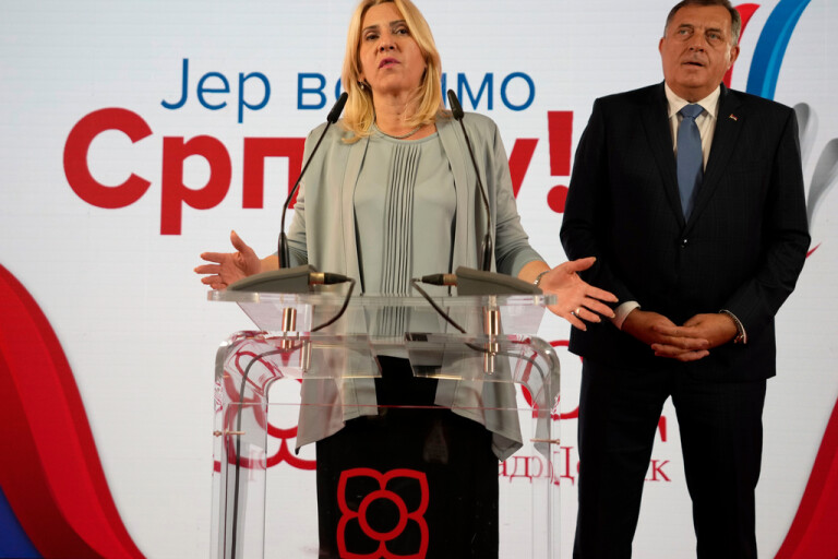 Prorysk kandidat mot seger i bosniskt val