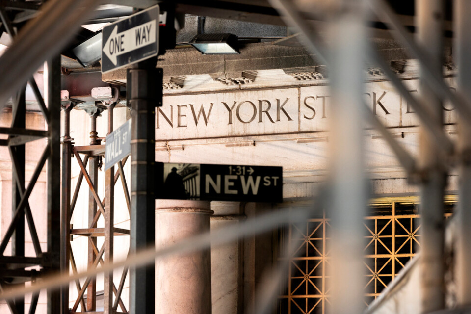 Pilarna pekade uppåt på New York-börsen. Arkivbild.