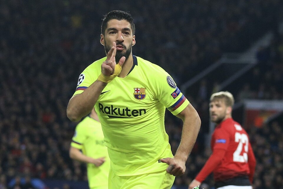 Luis Suarez fick inte målet – men Barcelona fick vinsten på Old Trafford mot Manchester United.