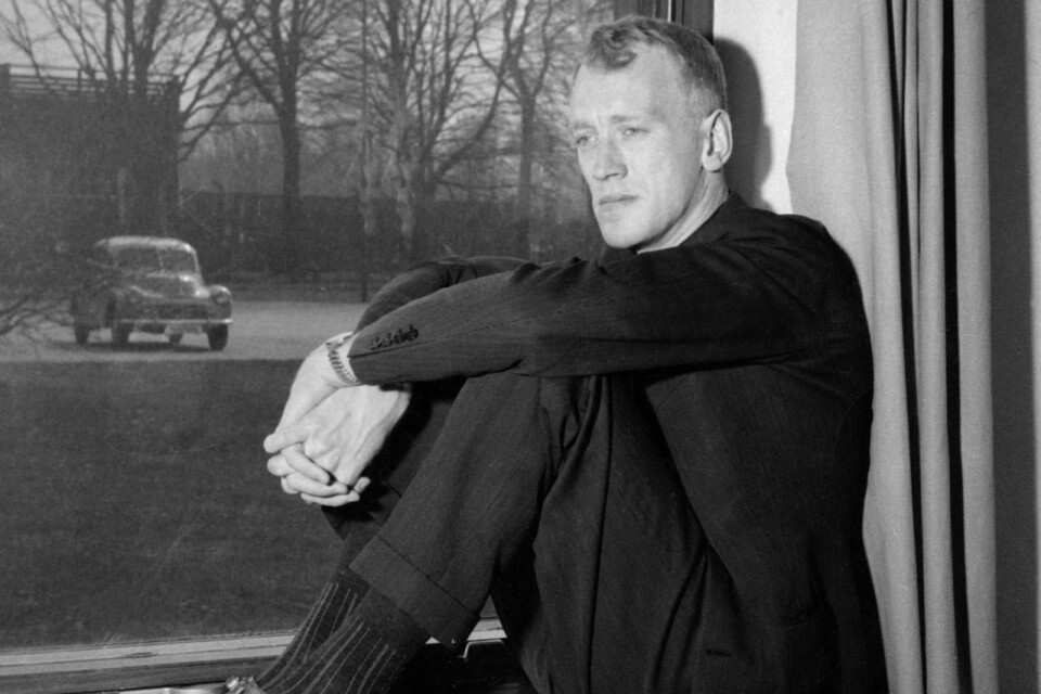 Max von Sydow gick bort tidigare i veckan, 90 år gammal. En av hans roller var huvudrollens Johan Borg i Ingmar Bergmans film ”Vargtimmen”. Bilden ovan är från 1956, dock inte från någon film.