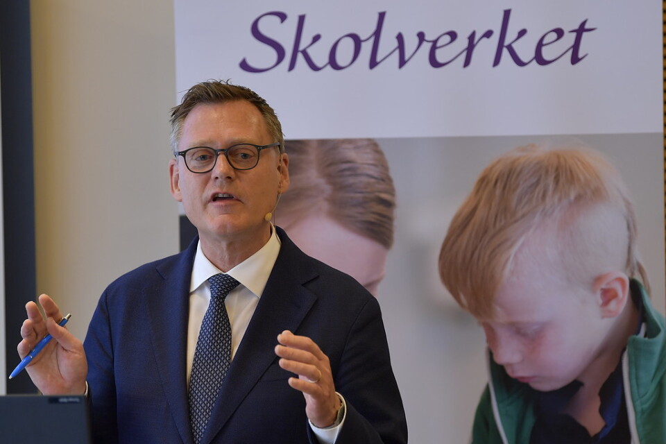 Skolverkets generaldirektör Peter Fredriksson konstaterar att svenska lärare trivs med sitt jobb.