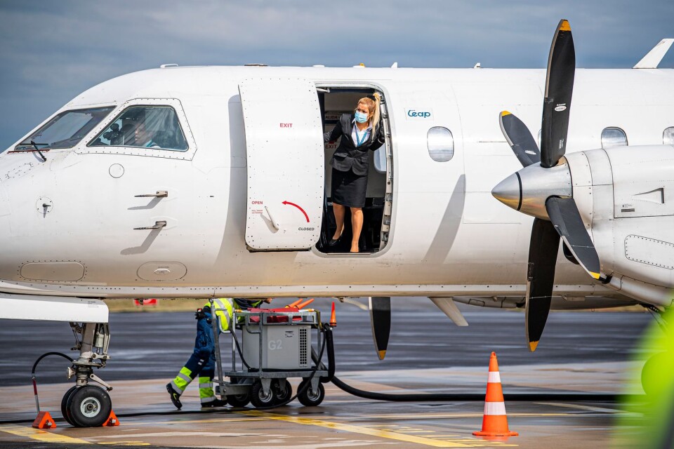 Den 16 juni landade det första Air Leap planet på Ronneby Airport. Flygplansmodellen har plats för 34 passagerare. Nu utökas flottan med ett flygplan med plats för 72 passagerare.