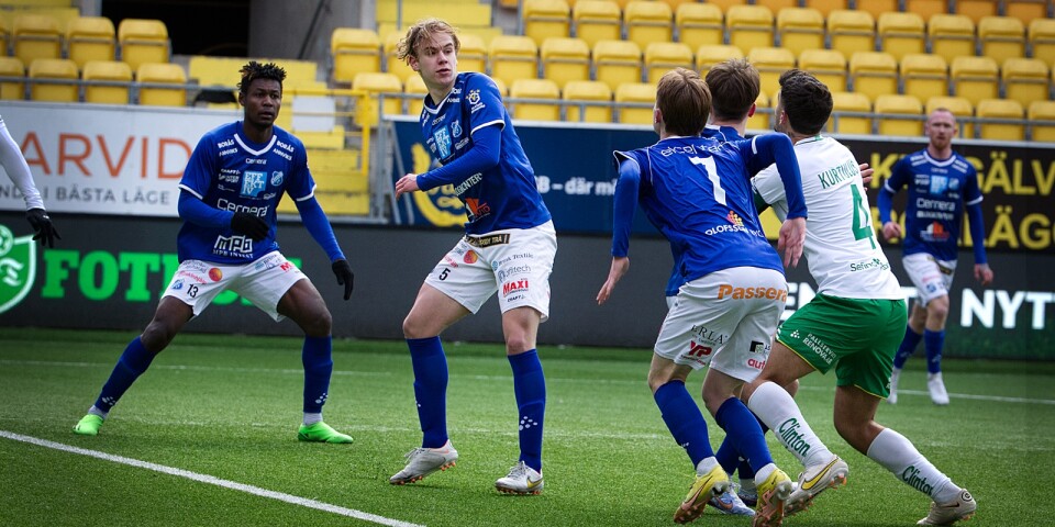 Arkivbild på Norrby från svenska cupen mot Hammarby.