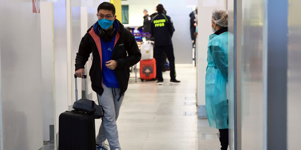 Resenärer från Kina bör testas för covid-19, uppmanar EU:s krishanteringsmekanism. Arkivbild.