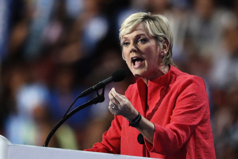 Michigans före detta guvernör Jennifer Granholm väntas bli ny energiminister i USA. Arkivbild från 2016.