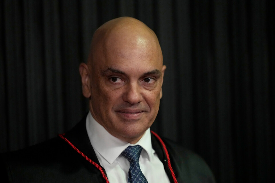 Alexandre de Moraes, HD-domare och ordförande för Brasiliens valmyndighet. Arkivbild.