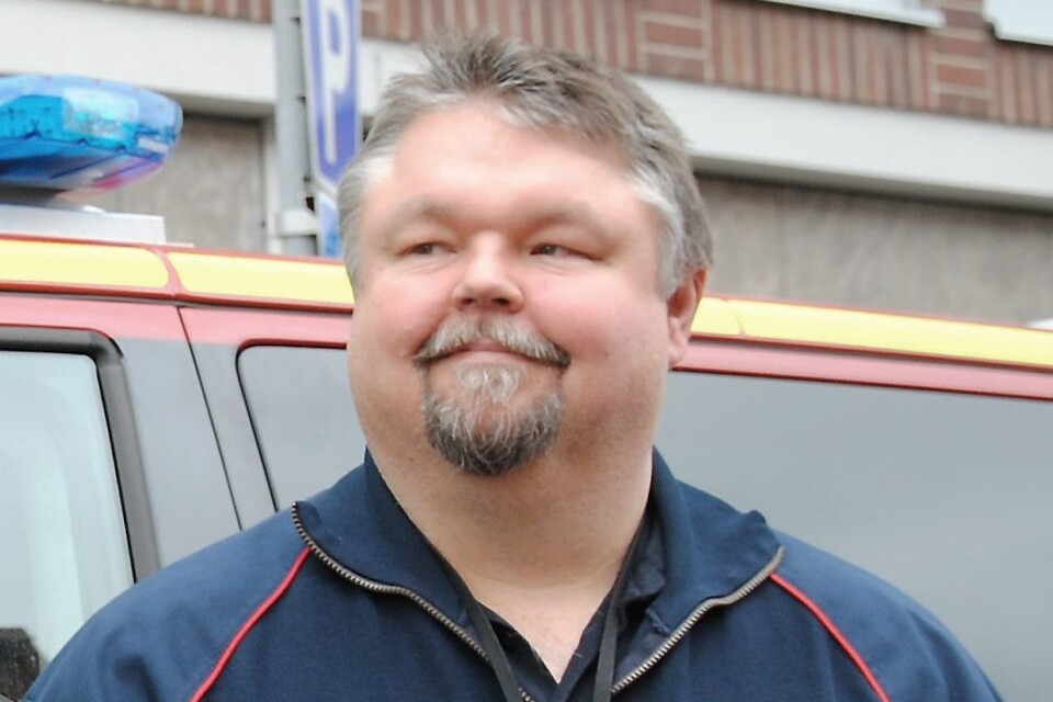 Jimmie Ask, räddningschef i Osby kommun. Foto: Susanne Gäre