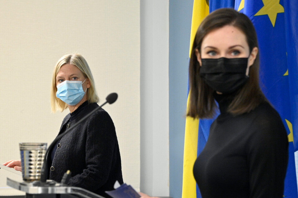 Statsminister Magdalena Andersson (S) fick frågan om OS-bojkott på en pressträff med Finlands dito Sanna Marin. Inte heller Finland har bestämt sig om en diplomatisk diplomatisk bojkott.
