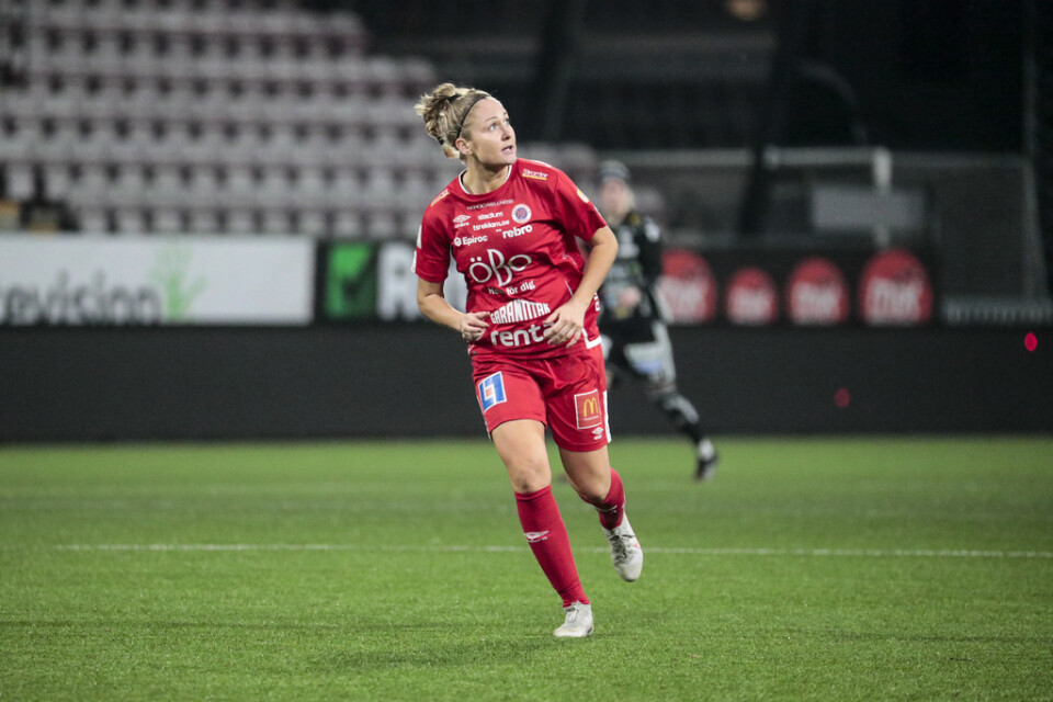 Cecilia Edlunds Piteå slåg Växjö med 1–0. Arkivbild.