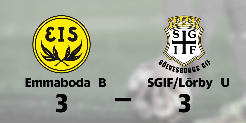 SGIF/Lörby U i ledning i halvtid – men tappade segern mot Emmaboda B