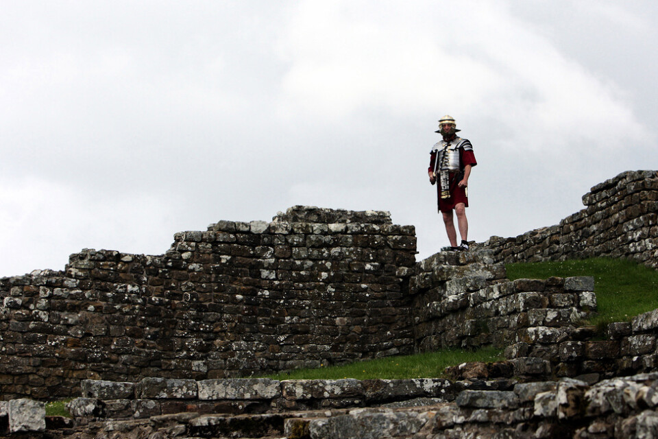 Rester av Hadrianus mur finns att skåda på flera håll i Storbritannien. Arkivbild.