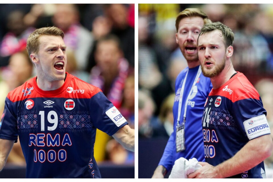 De förra IFK-spelarna Kristian Björnsen och Christian O'Sullivan.