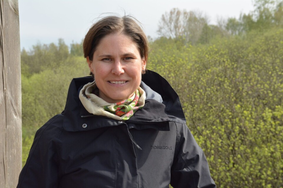 Johanna Sandahl är ordförande för naturskyddsföreningen i Sverige. I helgen är hon och 270 andra medlemmar i Kristianstad för att hålla rikskonferens.
