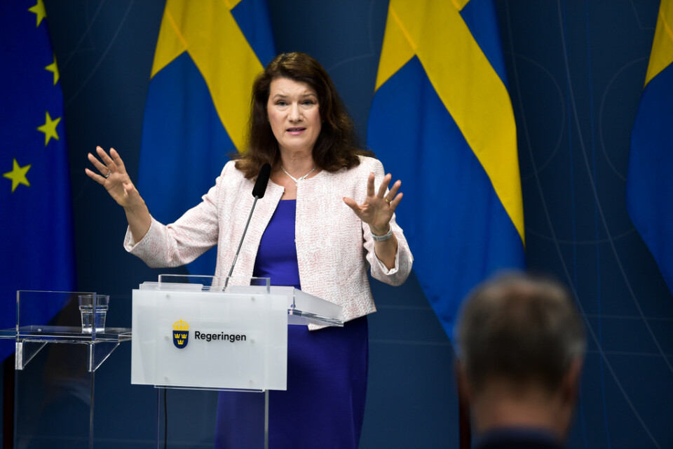 Utrikesminister Ann Linde (S). Arkiv
