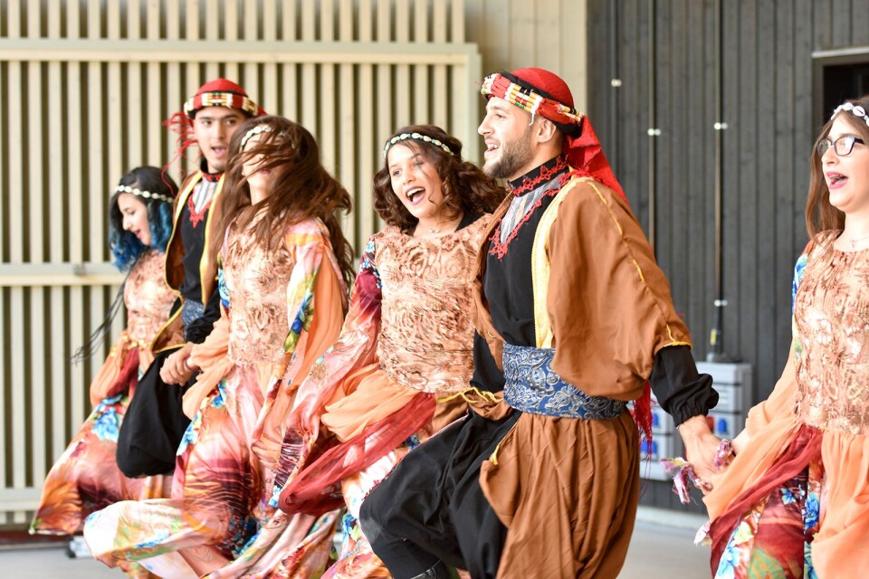 Just like last year, there will be different kinds of folk-dancing  at the Eid festival (see photo).