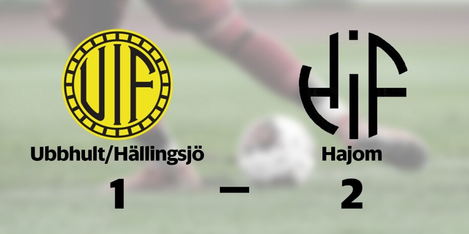 Seger för Hajom mot Ubbhult/Hällingsjö i spännande match