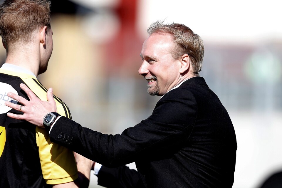 Daniel Nilssons IFK Hässleholm säkrade kontraktet i förra omgången. Foto: Stefan Sandström/ARKIV