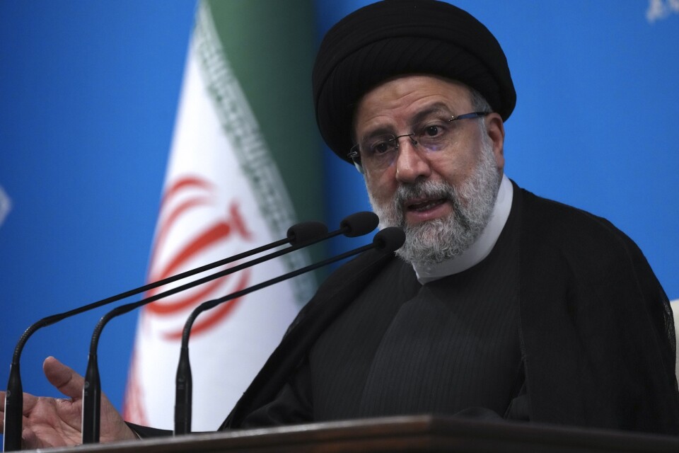 Irans president Ebrahim Raisi utgör ett säkerhetshot.