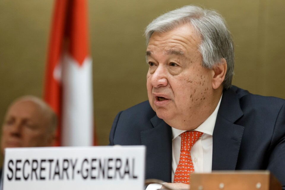 FN:s generalsekreterare António Guterres och FN:s säkerhetsråd håller informellt arbetsmöte på Dag Hammarskjölds Backåkra den 21–22 april.
