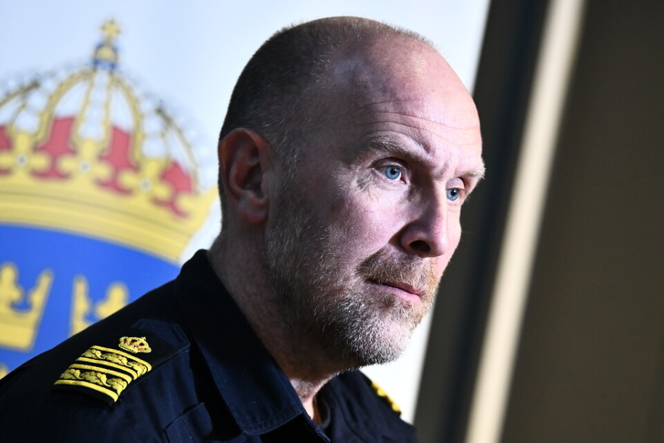 Stefan Hector är nationell kommenderingschef för polisens kraftsamling mot skjutningar och sprängningar, Operation rimfrost.