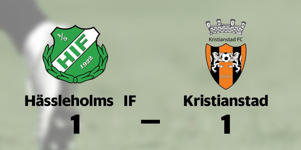 Hampus Källström räddade poäng när Kristianstad kryssade